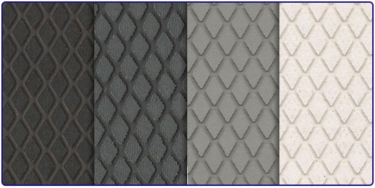 M-Tec decking material - small diamond pattern