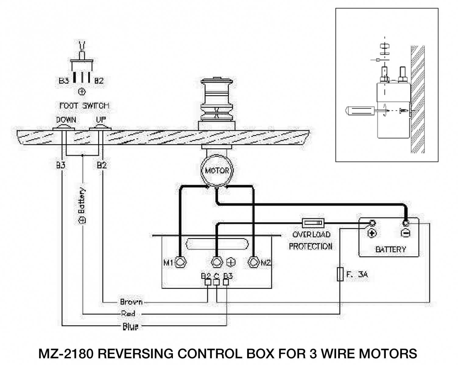 North West Marine MZ 2180 Reversing Control Box